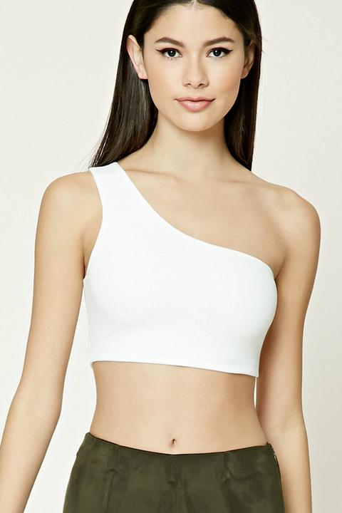 forever 21 one shoulder top