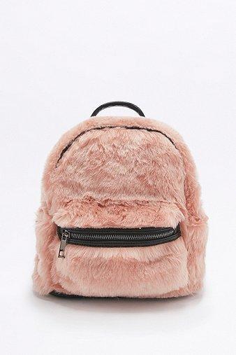 Faux-fur Mini Backpack - Womens One Size