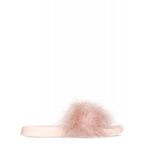 Nori Blush Fluffy Sliders