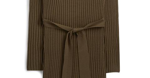 Khaki Belted Dress