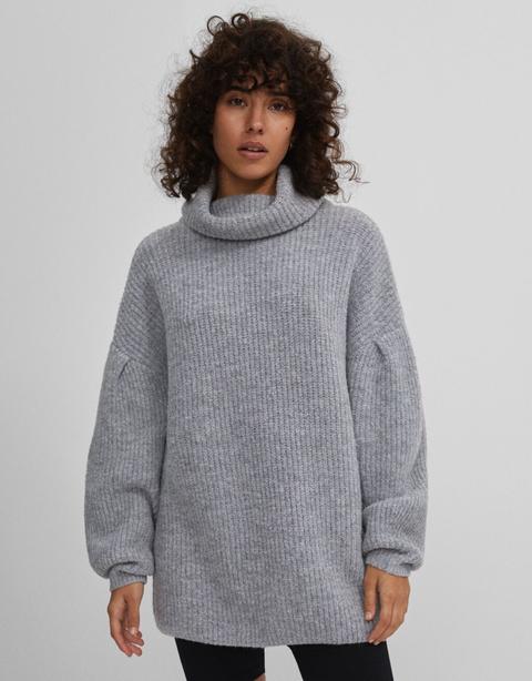 Jersey Oversize Cuello Vuelto