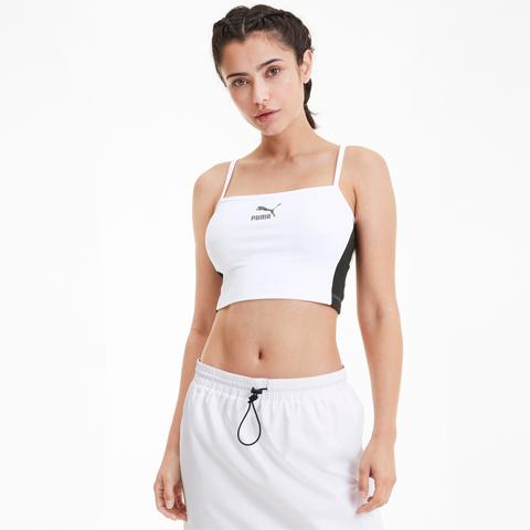 Bralette Para Mujer Classics, Blanco, Talla Xs | Puma Mujeres