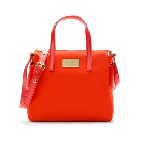 Bolso Tote Cremallera Rojo