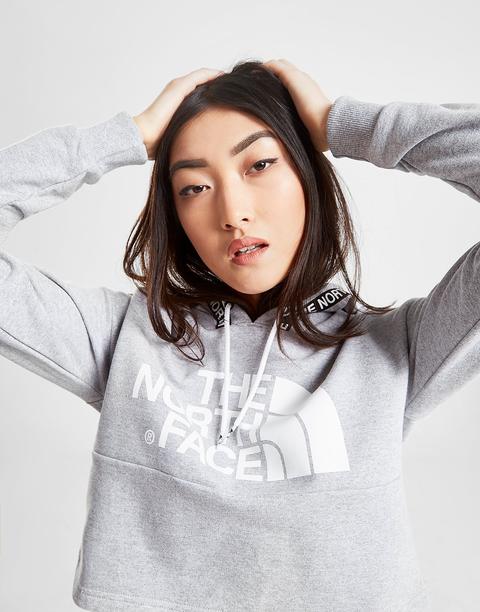 the north face tape crop hoodie