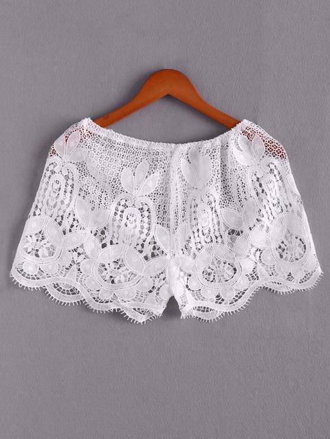 Lace Beach Mini Shorts