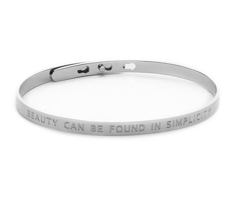 Simplicity Bangle Beauty Silver