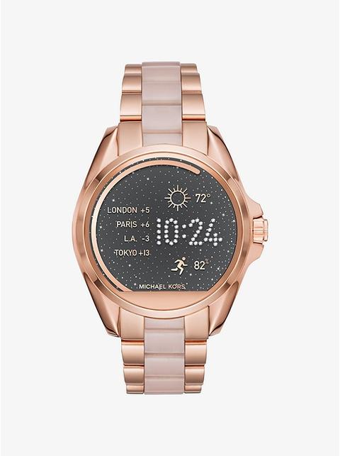 Bradshaw Rose Gold-tone And Acetate Smartwatch