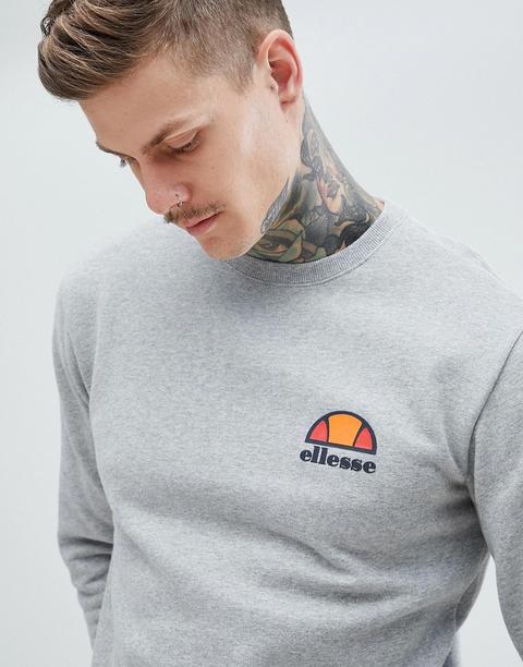 Sudadera Con Logo Pequeño En Gris Diveria De Ellesse