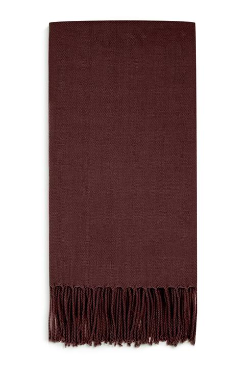 Sciarpa Bordeaux Con Nappine