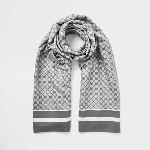 Grey Ri Monogram Scarf