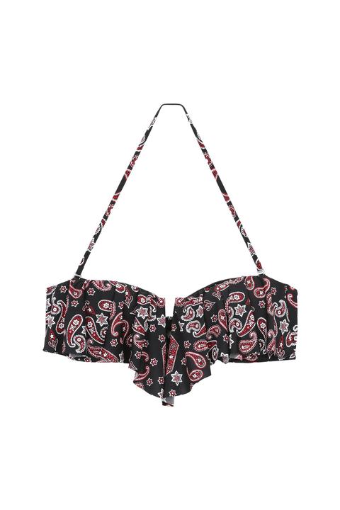 Bikini Bandeau Escote Pico Bandana