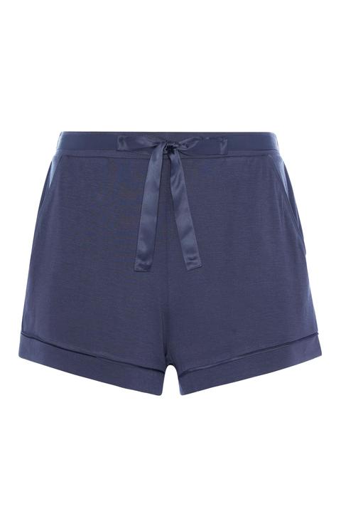 Shorts Pigiama Blu Navy