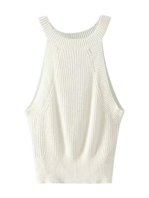 Armhole Knitted Top