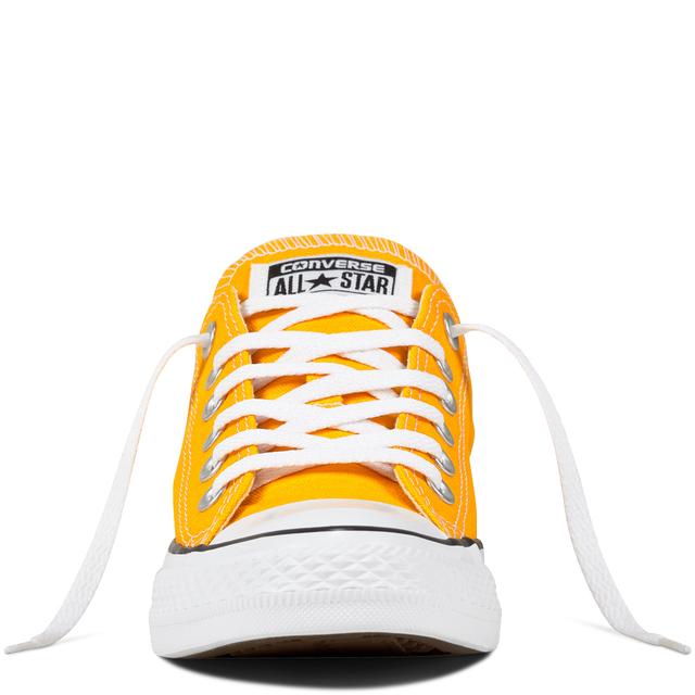 orange converse low tops
