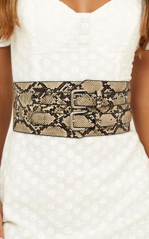 Lover Like No Other Corset Belt In Snake