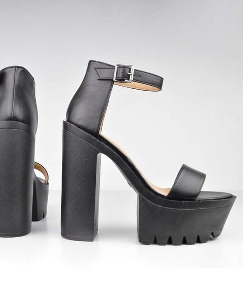 Kylie - Cleated Sole Platform Sandals