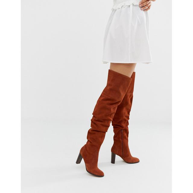 tan thigh boots