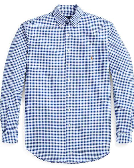 Gingham Cotton Oxford Shirt