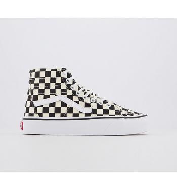 Vans Sk8 Hi Slim Black True White Checkerboard