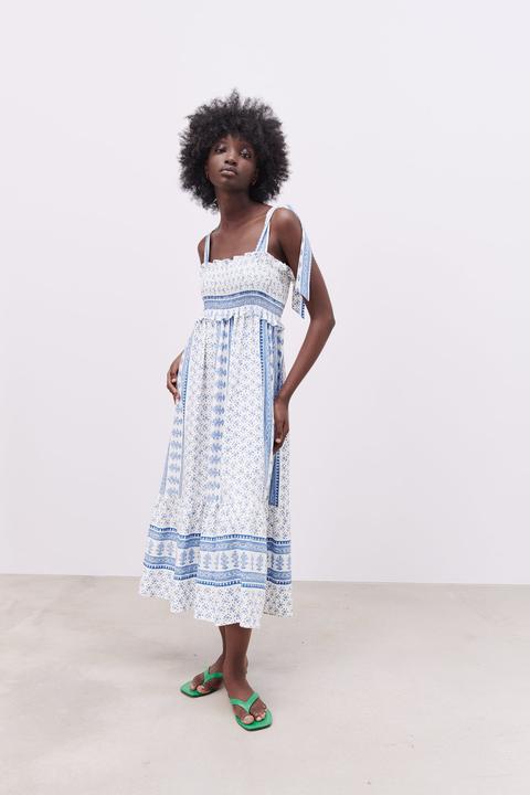 Vestido Estampado Tirantes