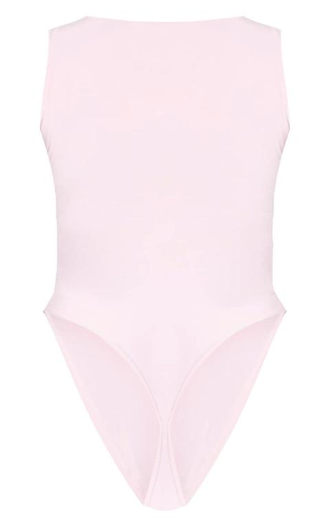 Shape Dusty Pink Sleeveless Slinky Bodysuit