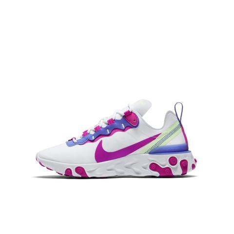 Chaussure Nike React Element 55 Pour Femme - Blanc