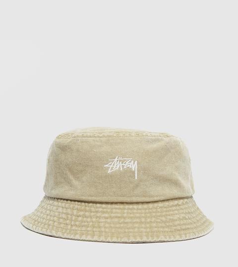 Stussy Washed Bucket Hat, Green