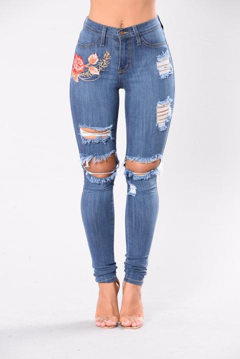Rugged Dynasty Jeans - Medium Blue