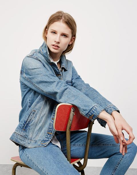 Cazadora Denim Oversize