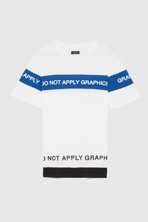 Kombiniertes Shirt Mit Schriftzug