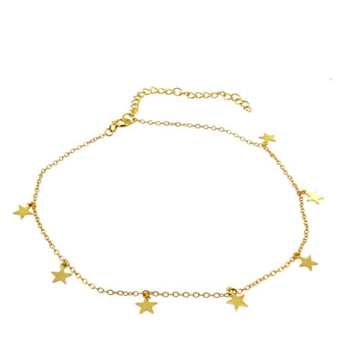 Tobillera Star Gold