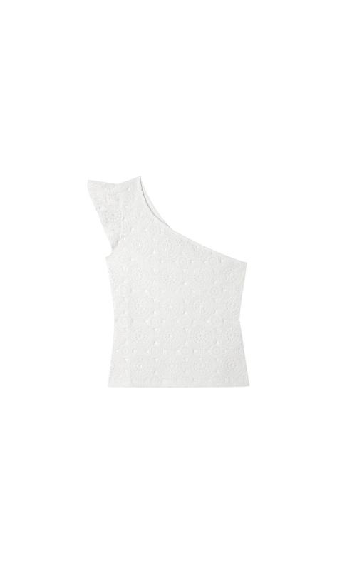 Top Asimetrico Crochet