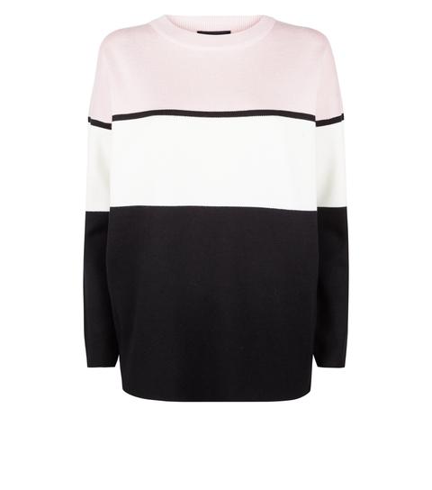 pink longline jumper