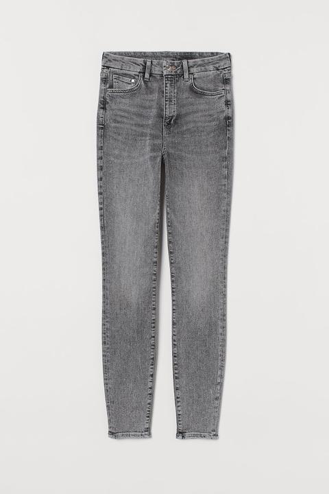 Embrace High Ankle Jeans - Gris