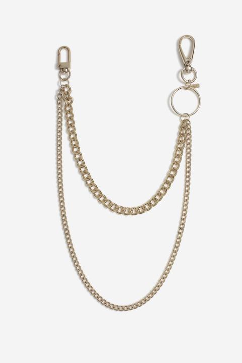 Womens **chunky Wallet Chain - Gold, Gold