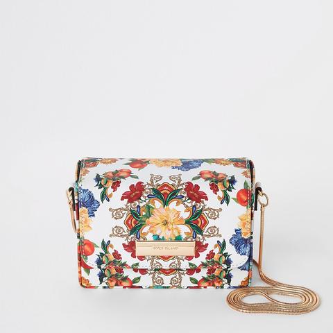 River island flower discount bag