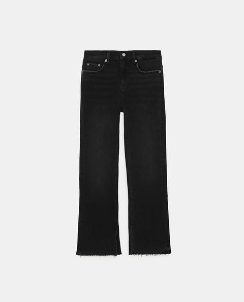 Jeans Zw Premium Bootcut Cropped Victory Black