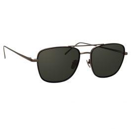 Linda Farrow 703 C6 Aviator Sunglasses