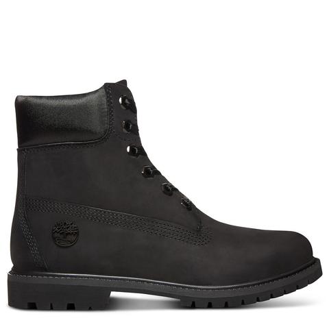 premium velvet 6 inch boot for women in black