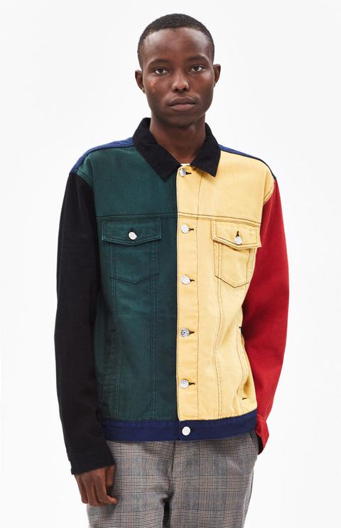 Pacsun '90s Colorblock Denim Jacket 