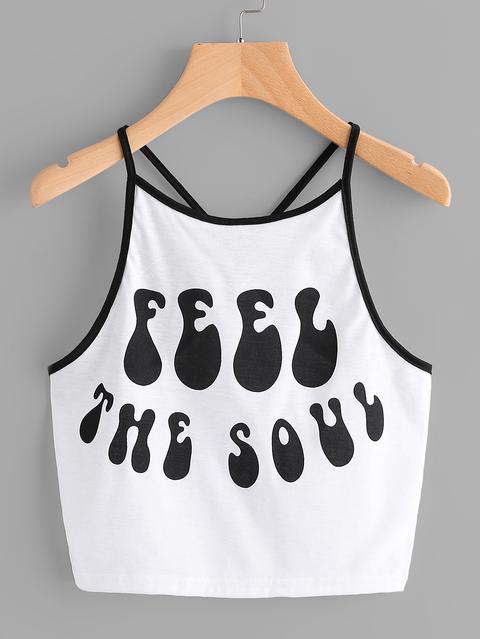 Feel The Soul Ringer Cami Top