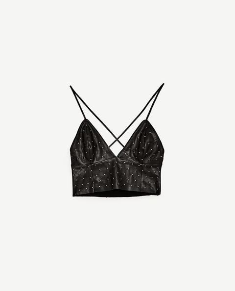 Top Bra Similpelle