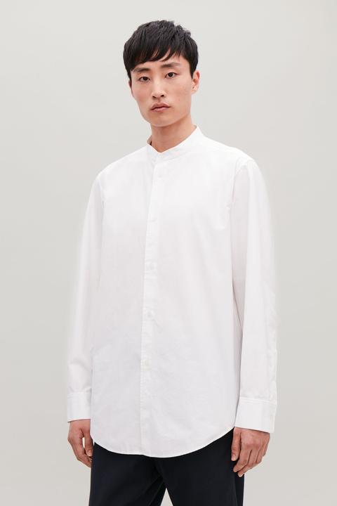 Deconstructed Grandad Shirt from COS on 21 Buttons