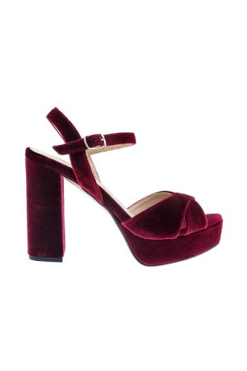 Sandalias Charlotte Burgundy