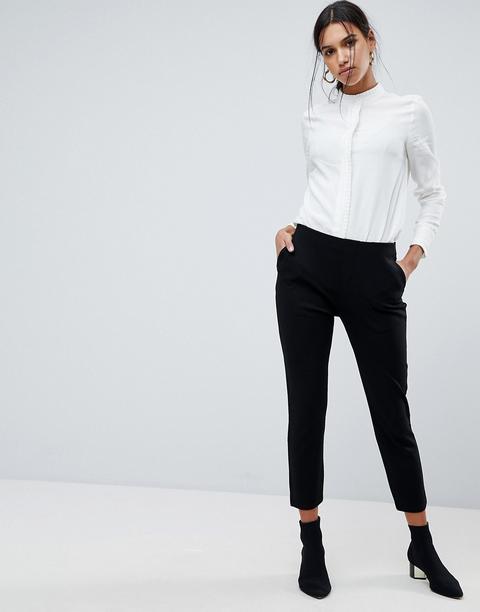 Asos Basic - Pantaloni Skinny Eleganti In Jersey - Nero