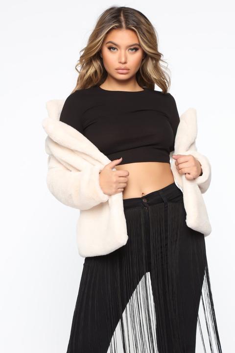 This One's Fur You Jacket - Ivory