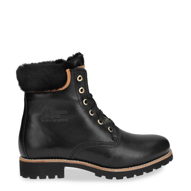 GEOX BOTA CON FORRO PELO PARA NIÑA NEGRO-WHISKY
