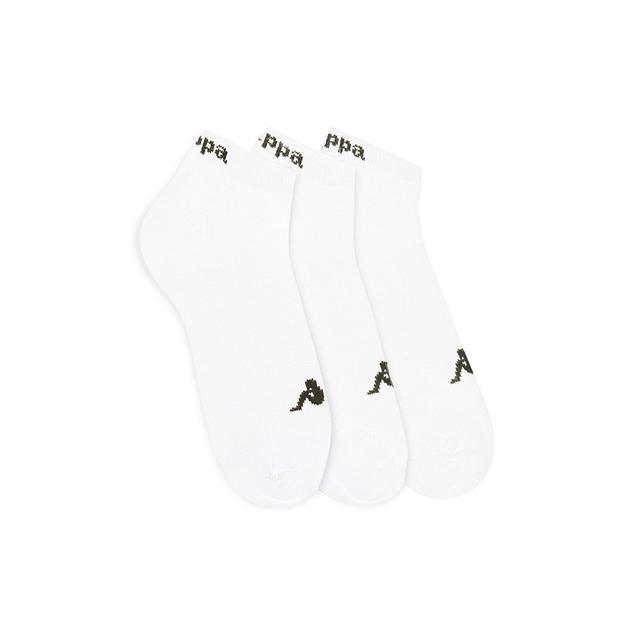 White Kappa Trainer Socks 3pk from 