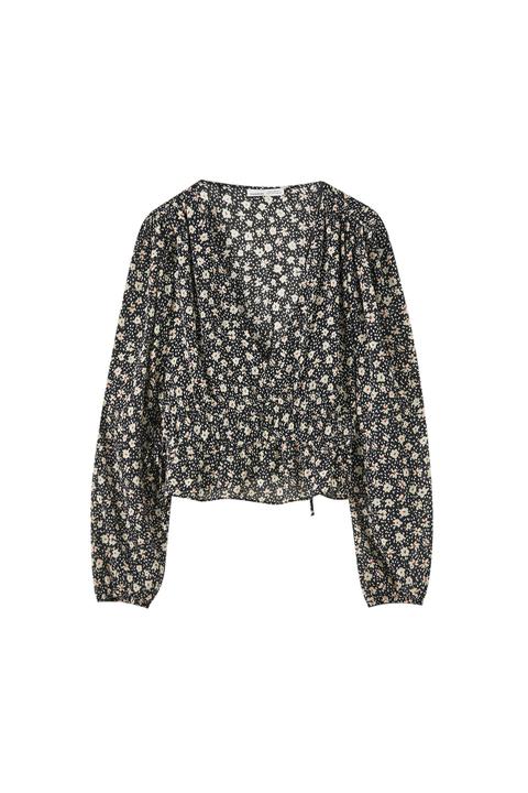 Blusa Estampada Goma Cintura