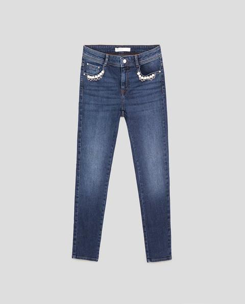 Jeans Perle E Catena